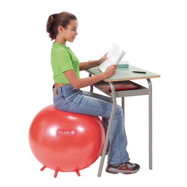 Gymnic - Balle siège gymnastique assise 55 cm