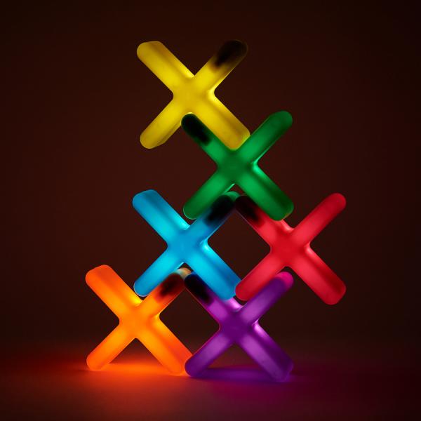 Petites croix colorées lumineuses - petit