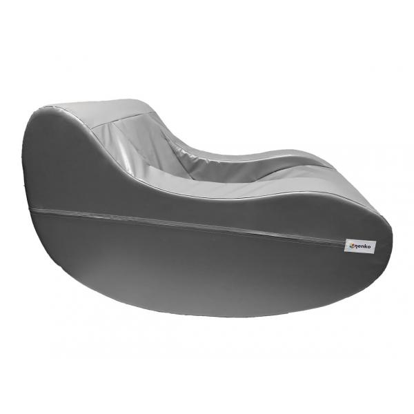 Nenko grand fauteuil à bascule - pvc gris (600)