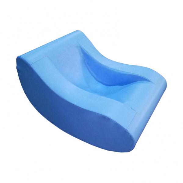 Fauteuil à bascule - PVC Bisonyl / bleu celeste 021