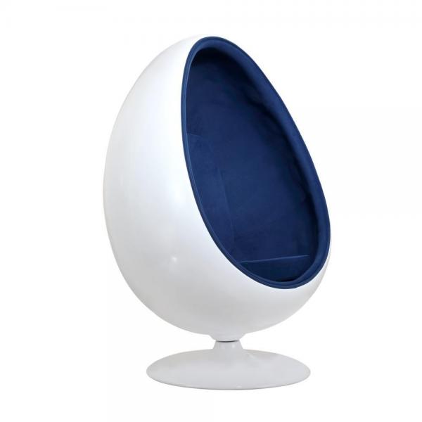 Chaise sensorielle POD en forme d'œuf - couleur bleue