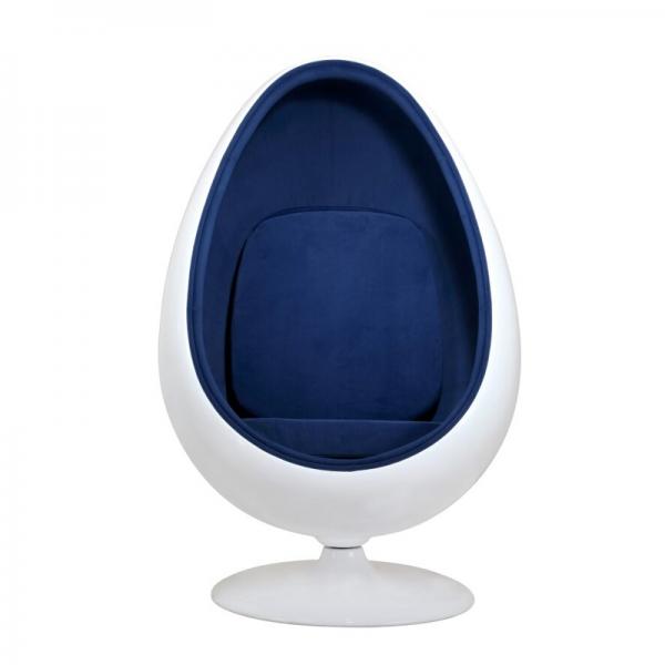 Chaise sensorielle POD en forme d'œuf - couleur bleue