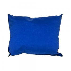Oreiller + Taie d'oreiller anti déchirure 60 x 70 cm - bleu