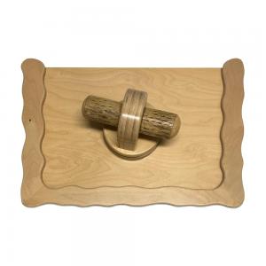 Plaque de jeu Bâton de pluie avec support en bois